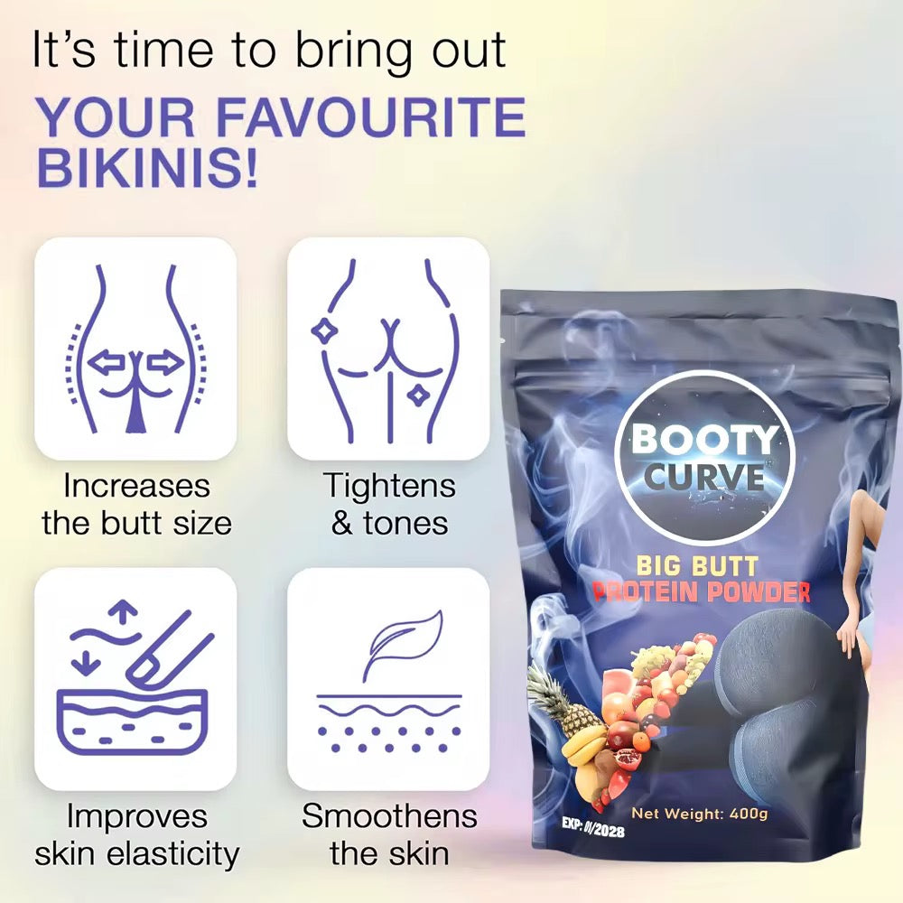New Butt Enlargement Powder Booty Curve Natural Herbal Big Butt Booty Enhance Protein Powder