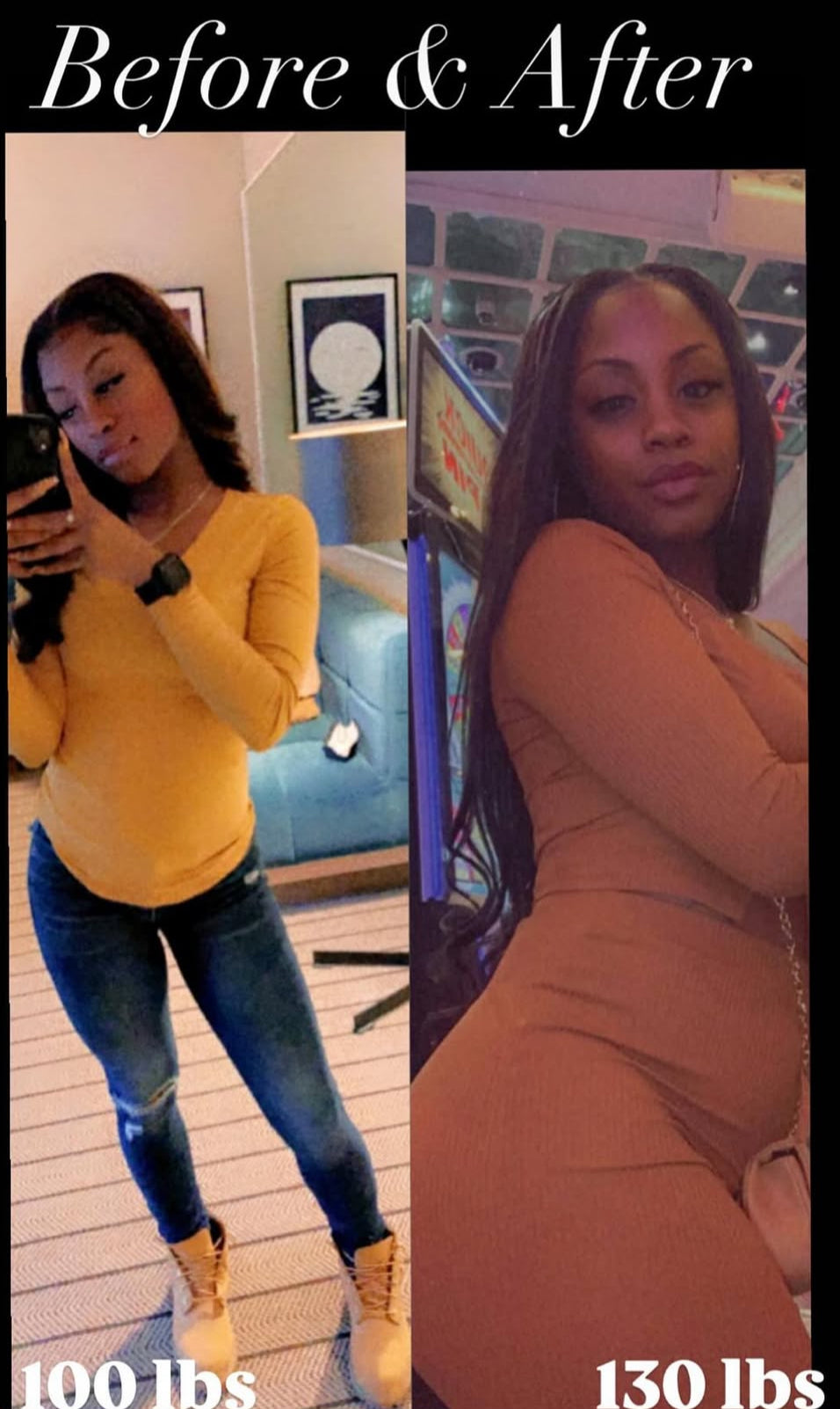 Total Body Transformation Set
fast weight gain & booty gain By Sekrè dash