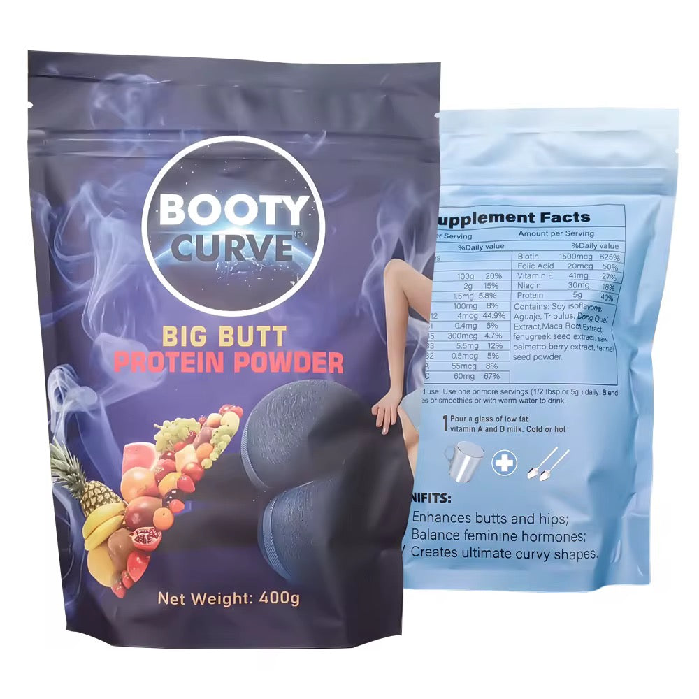 New Butt Enlargement Powder Booty Curve Natural Herbal Big Butt Booty Enhance Protein Powder