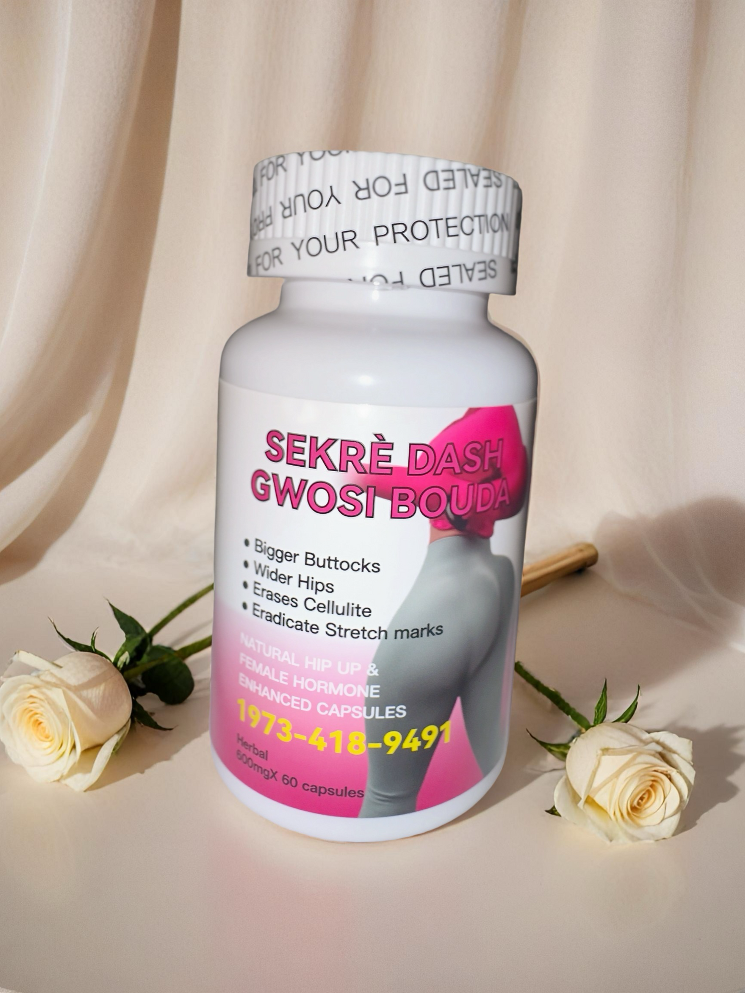 BBL Glow – Booty Growth Capsules by Sekrè Dash